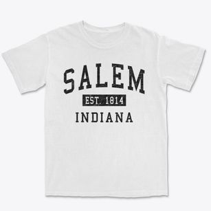 Salem Indiana Classic Established Premium Heavyweight T-shirt