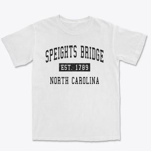Speights Bridge North Carolina Classic Established Premium Heavyweight T-shirt