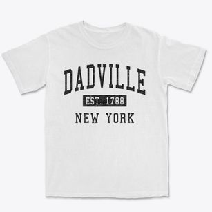 Dadville New York Classic Established Premium Heavyweight T-shirt