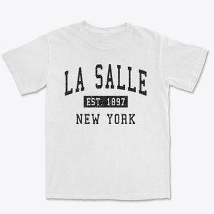 La Salle New York Classic Established Premium Heavyweight T-shirt