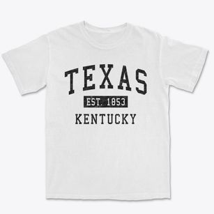 Texas Kentucky Classic Established Premium Heavyweight T-shirt