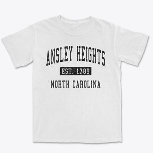 Ansley Heights North Carolina Classic Established Premium Heavyweight T-shirt