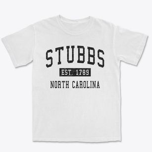 Stubbs North Carolina Classic Established Premium Heavyweight T-shirt