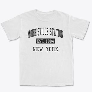 Morrisville Station New York Classic Established Premium Heavyweight T-shirt