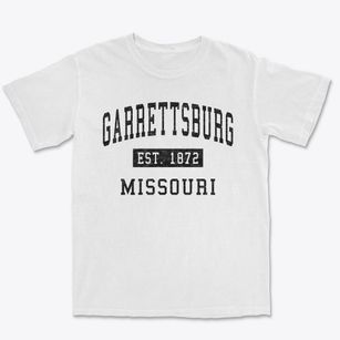 Garrettsburg Missouri Classic Established Premium Heavyweight T-shirt