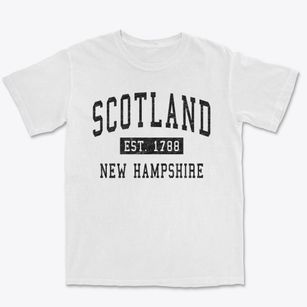 Scotland New Hampshire Classic Established Premium Heavyweight T-shirt