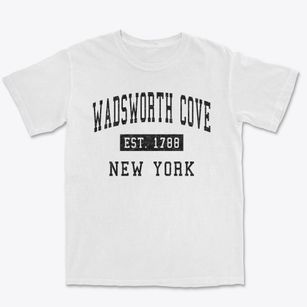 Wadsworth Cove New York Classic Established Premium Heavyweight T-shirt