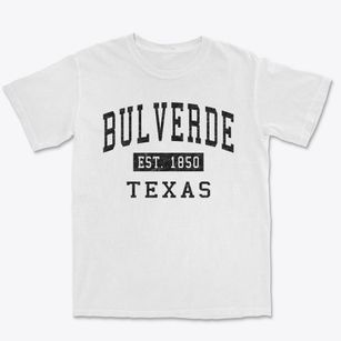 Bulverde Texas Classic Established Premium Heavyweight T-shirt