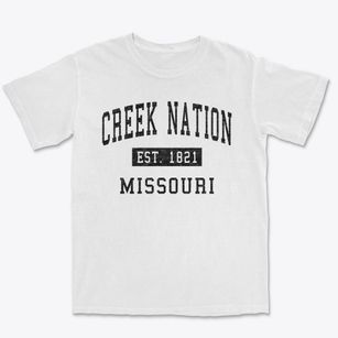 Creek Nation Missouri Classic Established Premium Heavyweight T-shirt