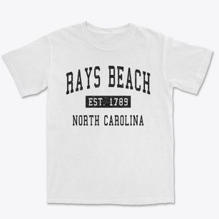 Rays Beach North Carolina Classic Established Premium Heavyweight T-shirt