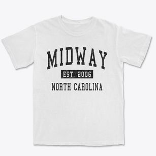 Midway North Carolina Classic Established Premium Heavyweight T-shirt