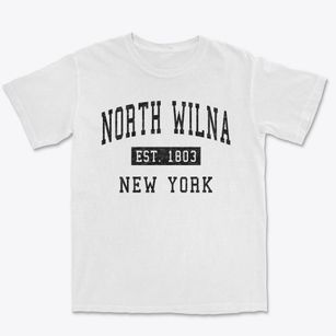 North Wilna New York Classic Established Premium Heavyweight T-shirt