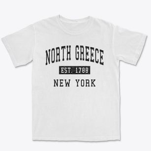 North Greece New York Classic Established Premium Heavyweight T-shirt