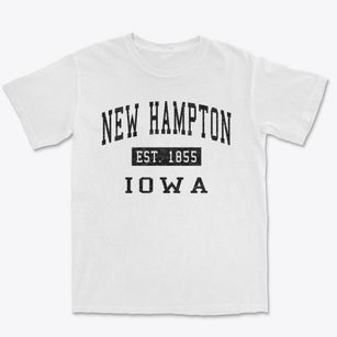 New Hampton Iowa Classic Established Premium Heavyweight T-shirt