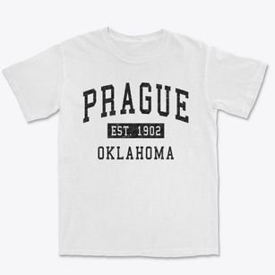 Prague Oklahoma Classic Established Premium Heavyweight T-shirt