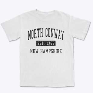 North Conway New Hampshire Classic Established Premium Heavyweight T-shirt