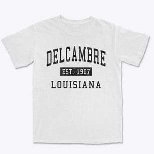 Delcambre Louisiana Classic Established Premium Heavyweight T-shirt