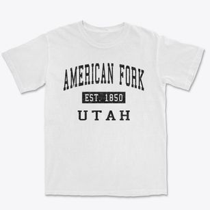 American Fork Utah Classic Established Premium Heavyweight T-shirt