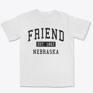 Friend Nebraska Classic Established Premium Heavyweight T-shirt