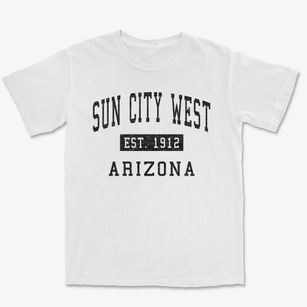 Sun City West Arizona Classic Established Premium Heavyweight T-shirt