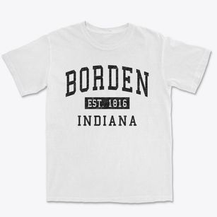 Borden Indiana Classic Established Premium Heavyweight T-shirt