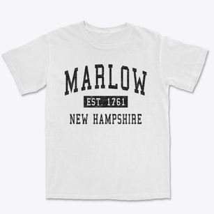 Marlow New Hampshire Classic Established Premium Heavyweight T-shirt
