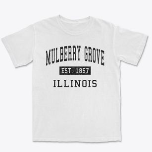 Mulberry Grove Illinois Classic Established Premium Heavyweight T-shirt