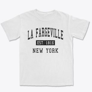 La Fargeville New York Classic Established Premium Heavyweight T-shirt