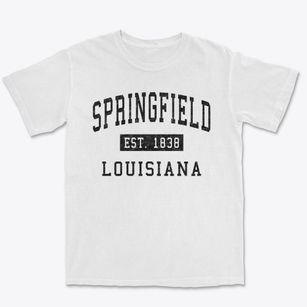Springfield Louisiana Classic Established Premium Heavyweight T-shirt