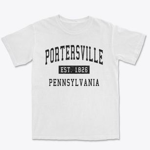 Portersville Pennsylvania Classic Established Premium Heavyweight T-shirt