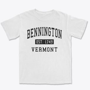Bennington Vermont Classic Established Premium Heavyweight T-shirt
