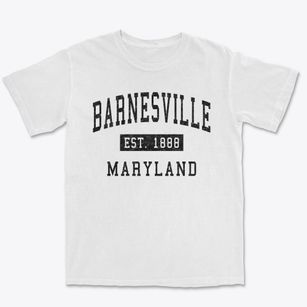 Barnesville Maryland Classic Established Premium Heavyweight T-shirt