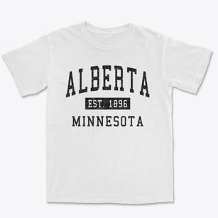 Alberta Minnesota Classic Established Premium Heavyweight T-shirt