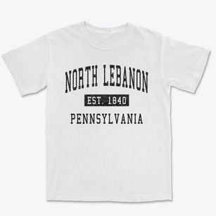North Lebanon Pennsylvania Classic Established Premium Heavyweight T-shirt