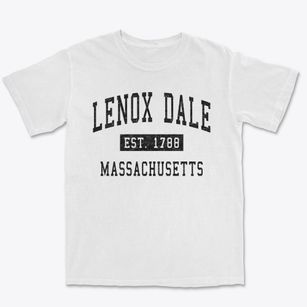 Lenox Dale Massachusetts Classic Established Premium Heavyweight T-shirt