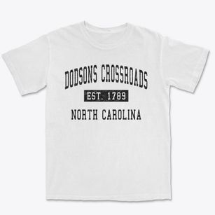 Dodsons Crossroads North Carolina Classic Established Premium Heavyweight T-shirt