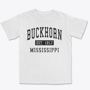 Buckhorn Mississippi Classic Established Premium Heavyweight T-shirt
