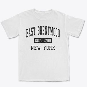 East Brentwood New York Classic Established Premium Heavyweight T-shirt