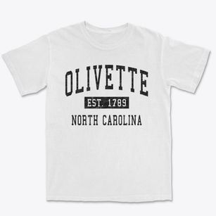 Olivette North Carolina Classic Established Premium Heavyweight T-shirt