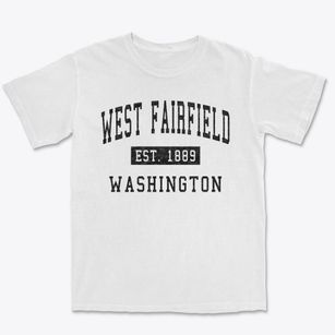 West Fairfield Washington Classic Established Premium Heavyweight T-shirt