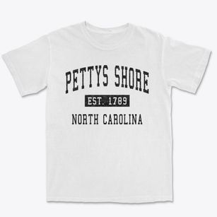 Pettys Shore North Carolina Classic Established Premium Heavyweight T-shirt