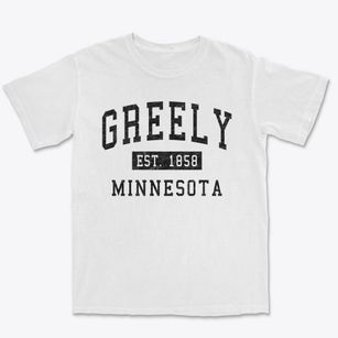 Greely Minnesota Classic Established Premium Heavyweight T-shirt