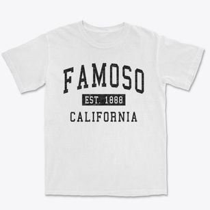 Famoso California Classic Established Premium Heavyweight T-shirt