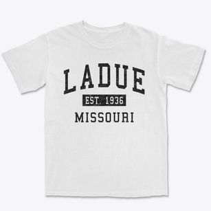 Ladue Missouri Classic Established Premium Heavyweight T-shirt
