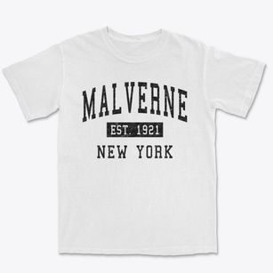 Malverne New York Classic Established Premium Heavyweight T-shirt