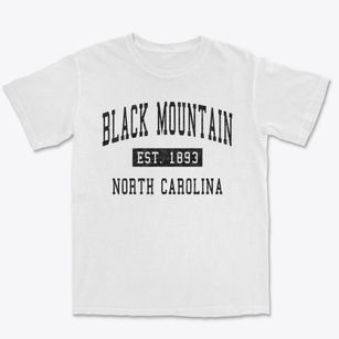 Black Mountain North Carolina Classic Established Premium Heavyweight T-shirt