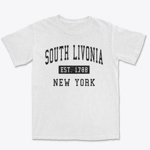 South Livonia New York Classic Established Premium Heavyweight T-shirt