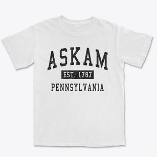 Askam Pennsylvania Classic Established Premium Heavyweight T-shirt