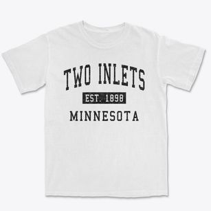 Two Inlets Minnesota Classic Established Premium Heavyweight T-shirt