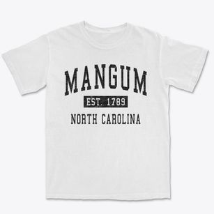 Mangum North Carolina Classic Established Premium Heavyweight T-shirt